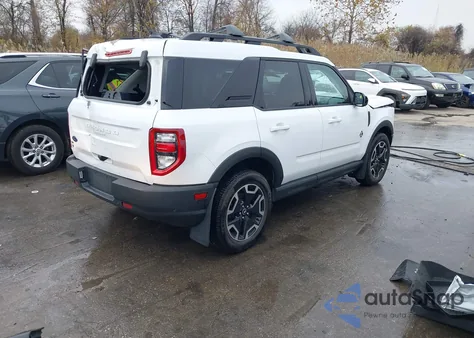 2023 Ford Bronco Sport Outer Banks z USA, uszkodzony, nr VIN 3FMCR9C60PRE20631